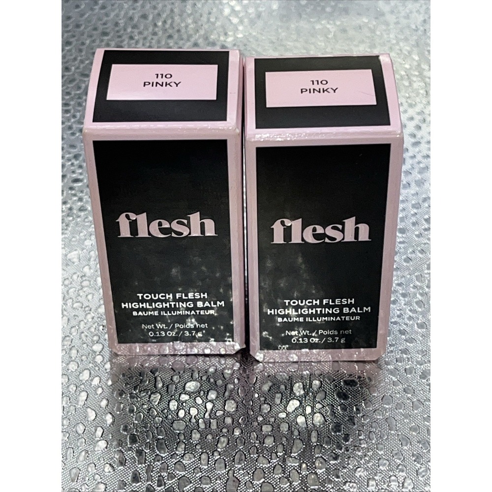 LOT OF 2: Flesh Beauty Touch Flesh Highlighting Balms Pinky 101 New In Box